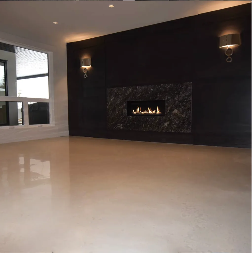 Basement Epoxy Floor - Aspen Estates