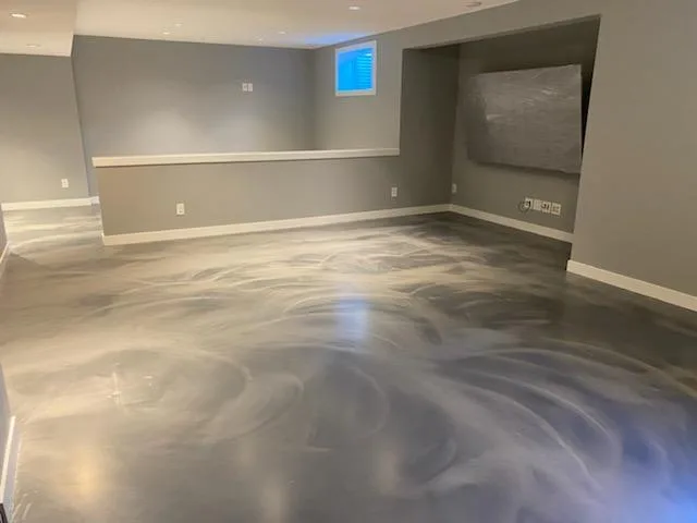 Basement Epoxy Floor Coating, Calgary