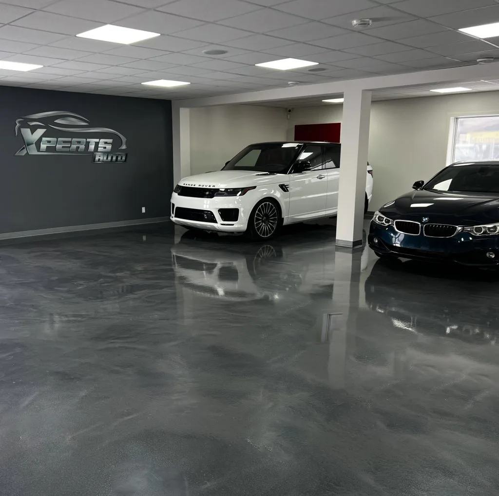 Showroom Epoxy Flooring Calgary