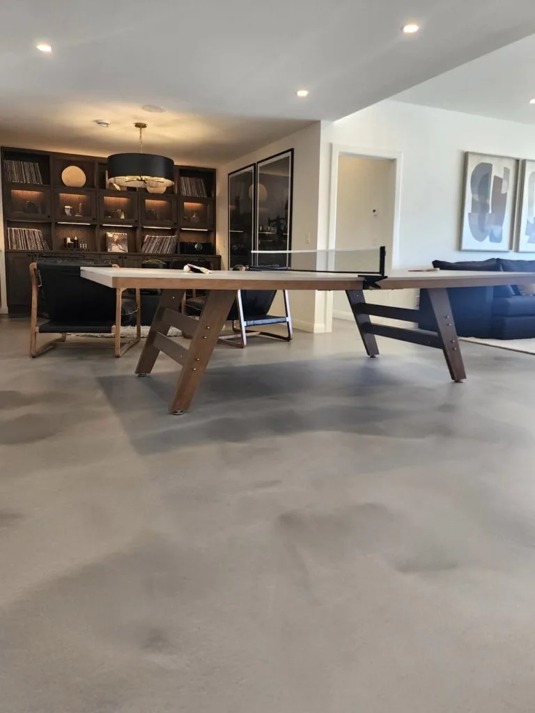 Residential Epoxy Flooring in Calgary, Alberta.