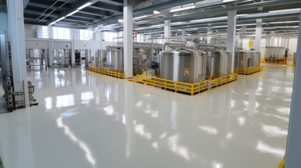 Food Production Epoxy Industrial Flooring