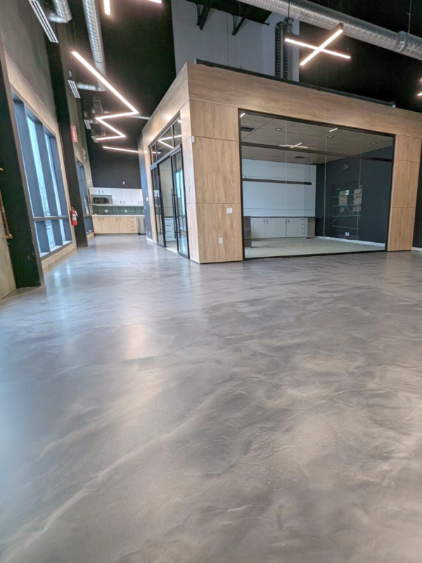 Commercial Epoxy Flooring in Calgary office